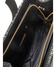 ROCCOBAROCCO ICONIC WOOL Tote bag with shoulder strap black/white - Women&rsquo;s Bags - 4