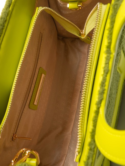 ICONIC TEDDY Tote bag with shoulder strap acid green - Women&rsquo;s Bags