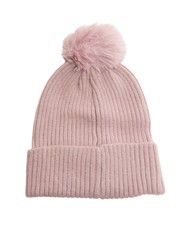 ROCCOBAROCCO PON PON Cuffed hat lilac - Hats - 3