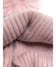 ROCCOBAROCCO PON PON Cuffed hat lilac - Hats - 4