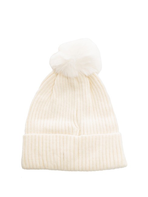 PON PON Cuffed hat White - Hats