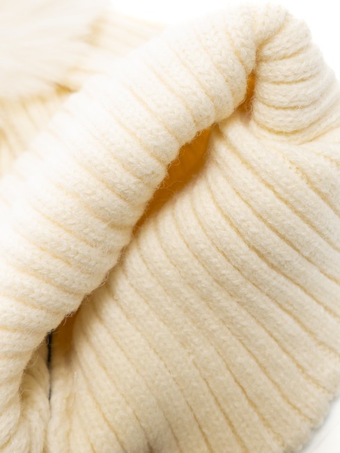 PON PON Cuffed hat White - Hats