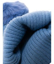 ROCCOBAROCCO PON PON Cuffed hat blue - Hats - 4