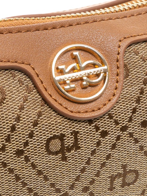 FRIDA Jacquard fabric underarm bag natural - Women’s Bags