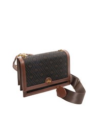 ROCCOBAROCCO FRIDA Jacquard fabric briefcase bag chocolate - Women’s Bags - 2