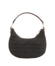 ROCCOBAROCCO FRIDA Hobo bag in jacquard fabric chocolate - Women’s Bags - 4