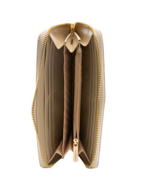 BRIGITTE Large zip around wallet tan - Women’s Wallets
