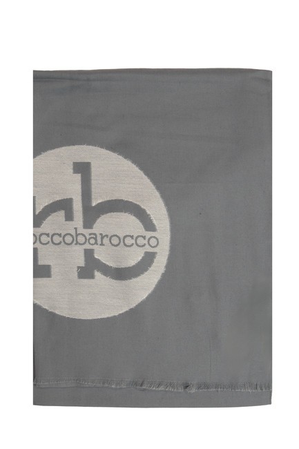 RB Scarf with all-over logo dark gray - Scarves