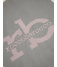 ROCCOBAROCCO RB Scarf with all-over logo dark gray - Scarves - 4