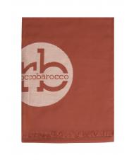 ROCCOBAROCCO RB Scarf with all-over logo burgundy - Scarves - 3