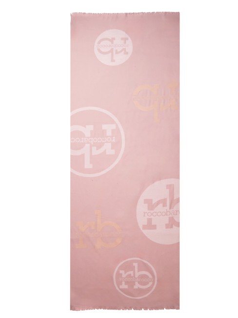 RB Scarf with all-over logo pink - Scarves