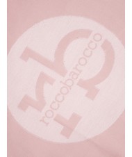 ROCCOBAROCCO RB Scarf with all-over logo pink - Scarves - 4
