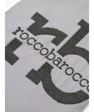 ROCCOBAROCCO RB Scarf with all-over logo grey - Scarves - 4