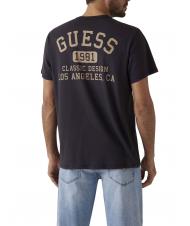 GUESS BSC CLASSIC Cotton T-Shirt jet black multi - T-shirt - 2