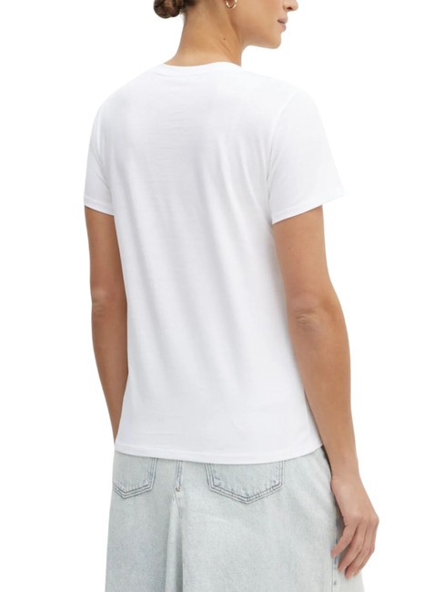 SS SCRIPT LACE LOGO EASY  Cotton T-Shirt purwhite - T-shirt