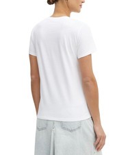 GUESS SS SCRIPT LACE LOGO EASY  Cotton T-Shirt purwhite - T-shirt - 2