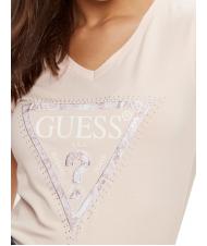 GUESS SS VN PYTHON TRIANGLE Short-sleeved T-shirt mellow pink - T-shirt - 3