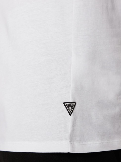 SS BSC VELVET LOGO  Cotton T-Shirt purwhite - T-shirt