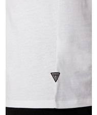 GUESS SS BSC VELVET LOGO  Cotton T-Shirt purwhite - T-shirt - 4