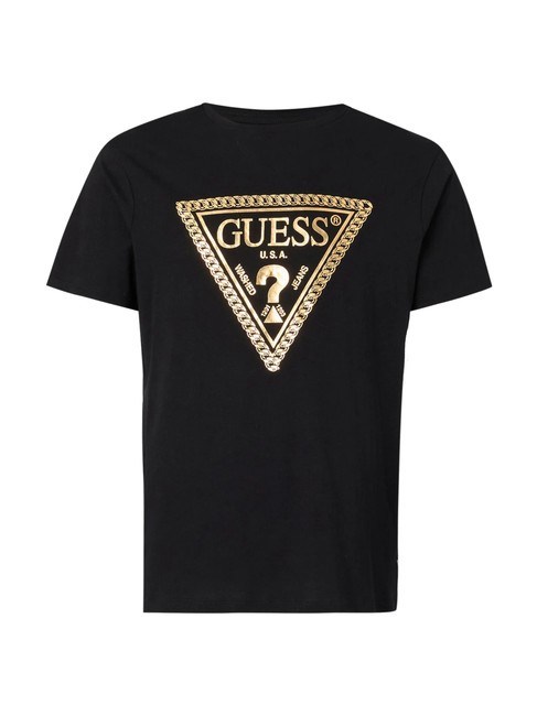 SS BSC CHAIN TRILOGO Cotton T-Shirt jetbla - T-shirt