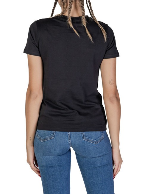 SS SCRIPT LACE LOGO EASY  Cotton T-Shirt jetbla - T-shirt