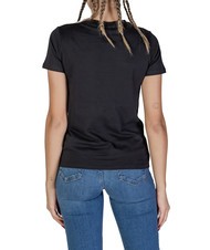 GUESS SS SCRIPT LACE LOGO EASY  Cotton T-Shirt jetbla - T-shirt - 3