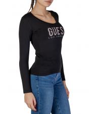 GUESS PYTHON Cotton T-Shirt jetbla - T-shirt - 2