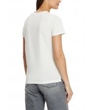 GUESS SS CN PYTHON Cotton T-Shirt cremwhi - T-shirt - 2