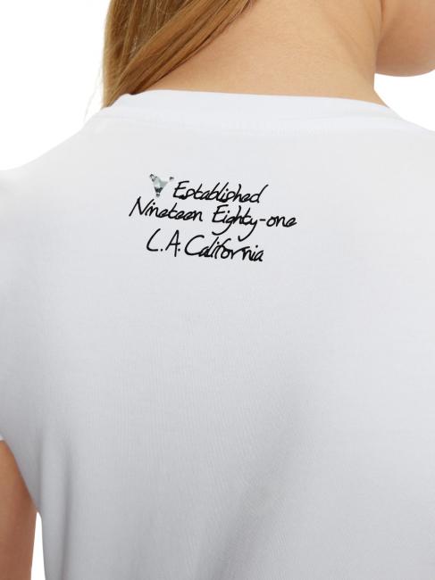 SS CN TRIANGLE FLOWER Cotton T-Shirt purwhite - T-shirt