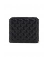 GUESS ECO RIANEE Small quilted wallet BLACK - Women’s Wallets - 3