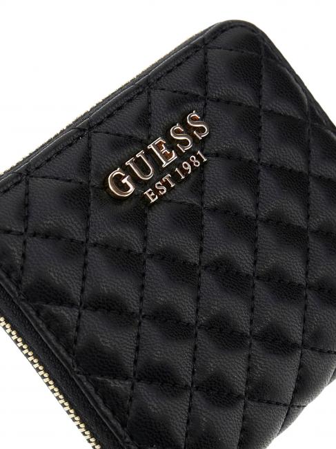 ECO RIANEE Small quilted wallet BLACK - Women’s Wallets