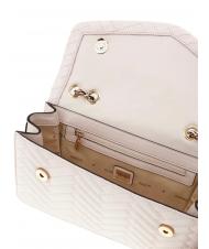 GUESS ANNING Convertible Quilted Bag STONE - Women’s Bags - 4