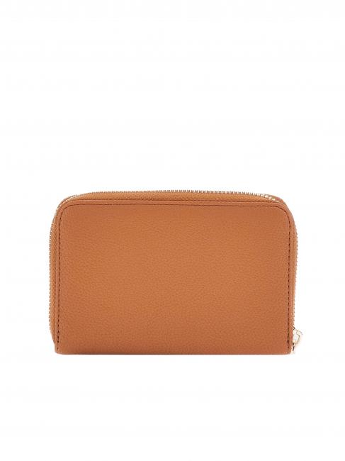 LAUREL Medium zip around wallet COGNAC - Women’s Wallets