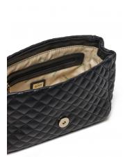 GUESS ECO RIANEE Quilted Convertible Bag BLACK - Women’s Bags - 4