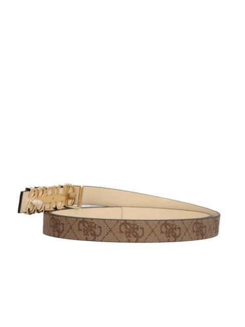 ZAMIRA Belt with metal logo MILK LOGO - Belts