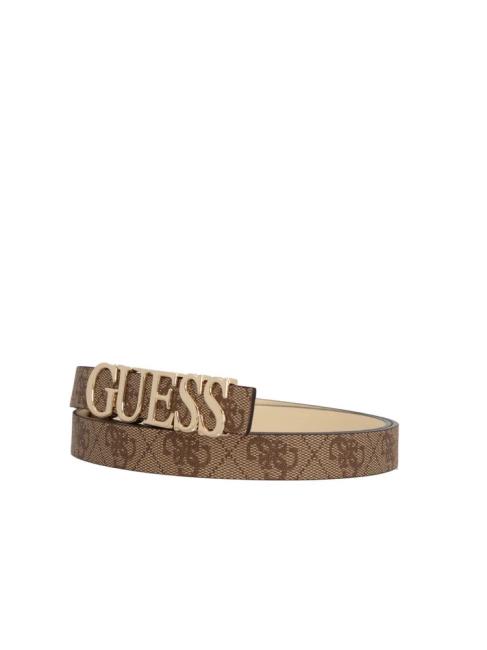 ZAMIRA Belt with metal logo MILK LOGO - Belts