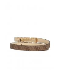 GUESS ZAMIRA Belt with metal logo MILK LOGO - Belts - 4