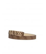 GUESS ZAMIRA Belt with metal logo MILK LOGO - Belts - 2