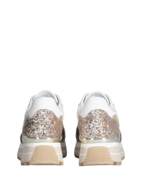 MAXI WONDER 73 Full glitter platform sneakers glitter gold - Women’s shoes