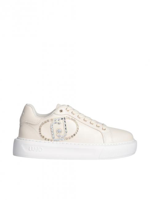 KYLIE 32 Sneakers with jewel logo ivory - Women&rsquo;s shoes