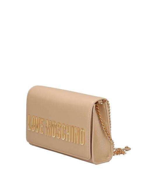 BOLD LOVE Clutch with chain shoulder strap gold - Women’s Bags