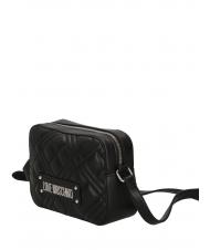 LOVE MOSCHINO QUILTED Camera case bag with shoulder strap po00bx - Women’s Bags - 2