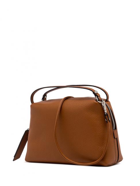 ALIFA Leather bag with shoulder strap caramel - Women&rsquo;s Bags
