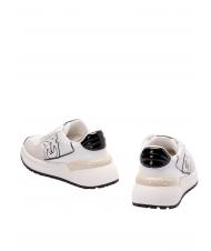 PINKO GEM  Women's Sneakers white/black - Women’s shoes - 3