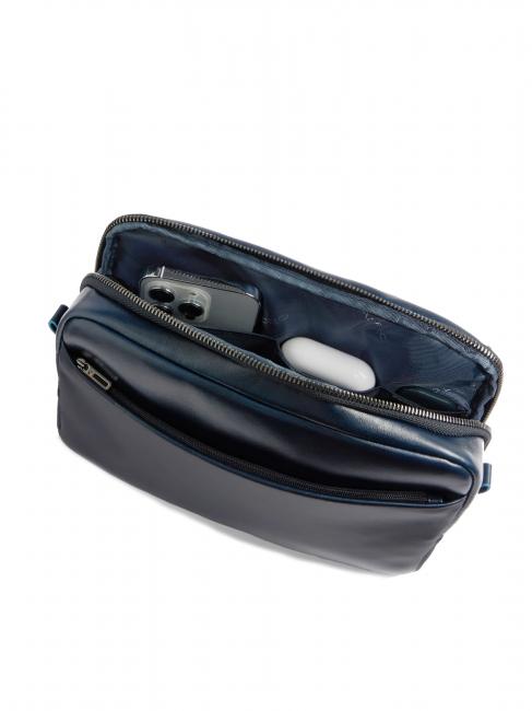 BLUE SQUARE  iPad bag with airpod pocket blue - Over-the-shoulder Bags for Men
