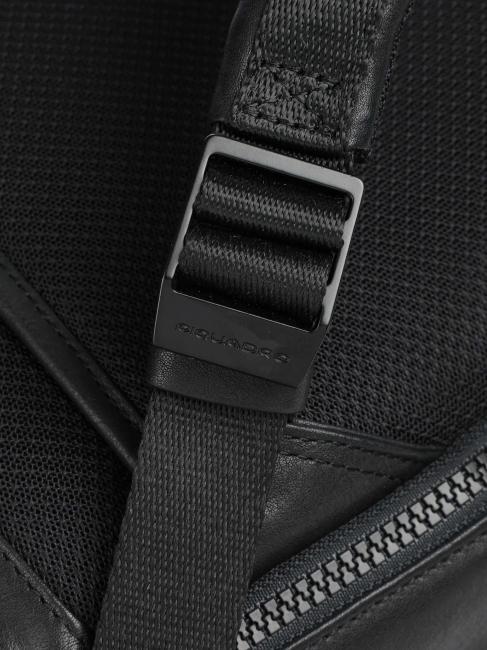 HARPER Leather backpack for 15.6" laptop Black - Laptop backpacks