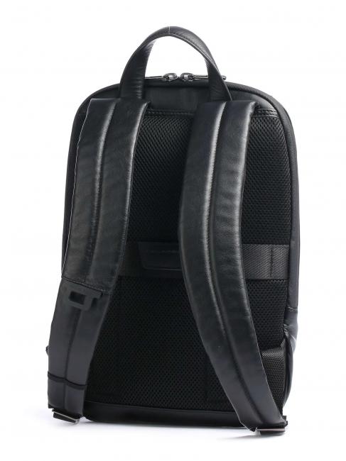 URBAN 14" laptop backpack, in leather Black - Laptop backpacks