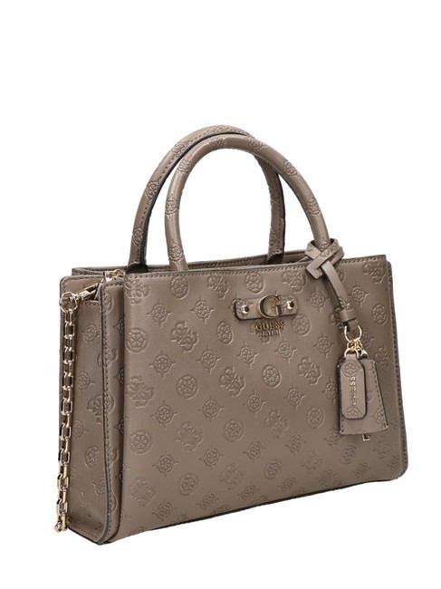 GERTY Handbag with shoulder strap dark taupe - Women’s Bags