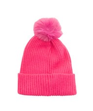 ROCCOBAROCCO PON PON Cuffed hat fuchsia - Hats - 3