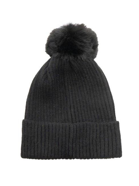 PON PON Cuffed hat black - Hats